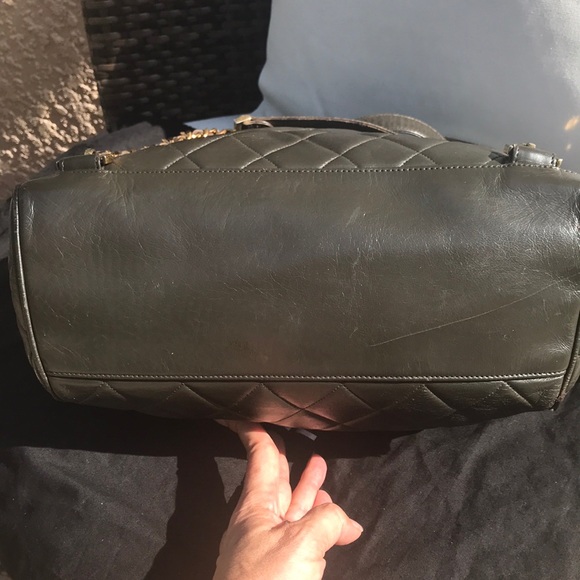 Add’l pics of Taupe jumbo CHANEL backpack - Picture 3 of 8